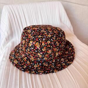 Corduroy Micro Floral Bucket Hat (Modern)